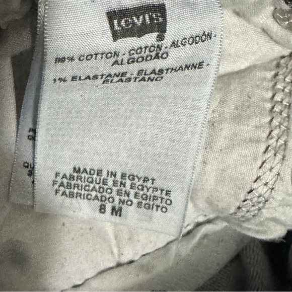 123 Levi's | Egypt Women's Straight Leg Blue Denim Jeans (size 8) - Picture 7 of 11